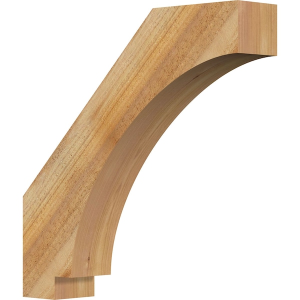 Ekena Millwork 4"W x 20"D x 20"H Imperial Rough Sawn Knee Brace, Western Red Cedar BRC04X20X20IMP00RWR - main